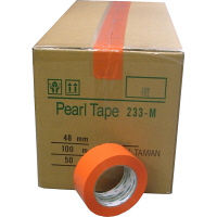 カラーOPP粘着テープ55μ 48mm×100m オレンジ KS-NO.233M-ORE-50P 1セット（50巻） 菊水テープ（直送品）