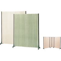 アコーディオン衝立 HC-60 グリーン 02-2536-0501 松吉医科器械（直送品）