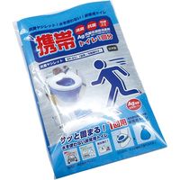 【防災用品】ブレイン 抗菌非常用トイレ凝固剤タイプ1回（汚物袋付き） BR-931 1セット（100袋入）（直送品）