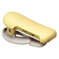 【アウトレット】コクヨ マスキングテープカッター カルカットクリップ 10～15mm幅用 パステルイエロー 1個 T-SM400LY　マステ