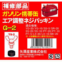矢澤産業 TS2用エア調整ネジパッキン G2（取寄品）