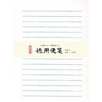 古川紙工 徳用便箋 50枚入 横罫 純白 LQ06 1セット(3袋)