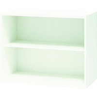 ナイキ 収納庫 CW型 オープン書庫 899×450×700 CW-0907N-W 1台 463-0874（直送品）