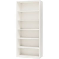 ナイキ 収納庫 CW型 オープン書庫 899×450×2100 ブラック CW-0921N-W 1台 463-1005（直送品）