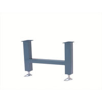 三鈴工機 三鈴 スチール製重荷重用固定脚 KH型支持脚 幅200 呼称高H700±45mm KH-2070 1台(1脚) 465-7608（直送品）