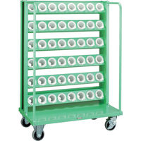 トラスコ中山 TRUSCO ツーリングワゴン BT・NT40兼用 50個収納 ロック付 ホワイト色 VTLW-510-AW 1台（直送品）