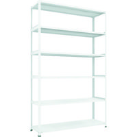 トラスコ中山 TRUSCO 軽量150型中棚ボルトレス棚 W1500XD450XH2400 6段 TLA85S-16 1台(1個)（直送品）