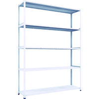 トラスコ中山 TRUSCO 軽量150型中棚ボルトレス棚 W1800XD450XH2400 5段 TLA86S-15 1台(1個)（直送品）