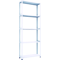 トラスコ中山 TRUSCO 軽量150型中棚ボルトレス棚 W900XD300XH2400 5段 TLA83K-15 1台(1個)（直送品）