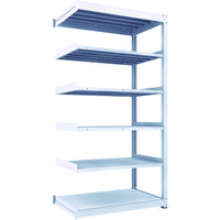 TRUSCO TUG型中量ボルトレス棚 300kg 連結型 1200×776×H2400 6段 TUG300-84J-6B 1台(1個)（直送品）