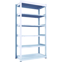 TRUSCO TUG型中量ボルトレス棚 600kg 単体型 1255×626×H2400 6段 TUG600-84L-6 1台(1個)（直送品）