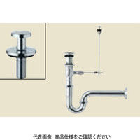 LIXIL（リクシル） 壁排水Pトラップ（排水口カバー付） 洗面器用（ポップアップ式） LF-550PAC 1個（直送品）