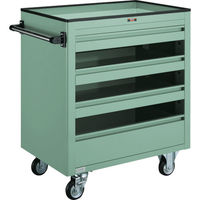 トラスコ中山 TRUSCO BM2型キャビネットワゴン 750X500XH880 浅3深1 BM2-S3L1 1台 501-4468（直送品）