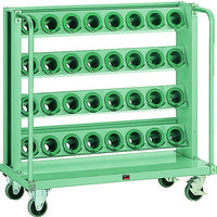 トラスコ中山 TRUSCO ツーリングワゴン BT・NT50兼用 32個収納 ロック付 ホワイト色 VTLW-48-AW 1台（直送品）