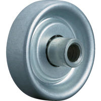 トラスコ中山 TRUSCO スチールホイール Φ38X12 プレスベアリング V38S-N 1個 461-2418（直送品）