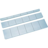 トラスコ中山 TRUSCO ローラーキャビネット パーティションフレームセット H50用 TFRC-PAF-H50SET 1セット(2枚)（直送品）