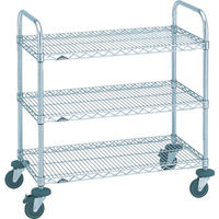 エレクター（ERECTA） エレクター 万能カート 758×460×高さ963 3段 NBKA-S 1台 456-4481（直送品）