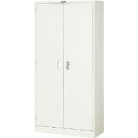 トラスコ中山 TRUSCO スタンダード書庫(D380) 両開 880XH1790 ネオグレー N603 1台 511-9189（直送品）