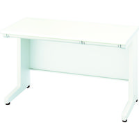 NAIKI 平デスク XEHH型/天板:ホワイト 本体:クリアーホワイト/W1400×D700×H720 XEHH147F-WH（直送品）