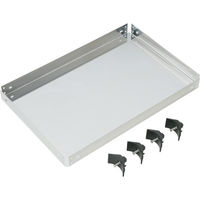 トラスコ中山 TRUSCO SUS430ステンレスアングル式ワゴン用棚板 750X500 SUS4-2T 1枚 501-9095（直送品）