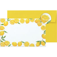 包む ポライトカード グリタリングレモン 7-128-0 1セット（5個）