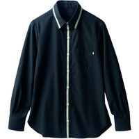住商モンブラン シャツ 兼用 長袖 ブラック/グレー S BW2502-18 1枚（直送品）