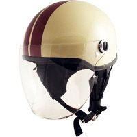 TNK工業 SQ-32 ヘルメット アイボリー/ブラウン FREE（58-59cm） 511899（直送品）