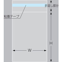 ササガワ OPP袋（テープ付） マルチフクロ T 32 1包（100枚袋入）