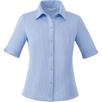 アイトス Pieds HCL6700-020-5 ライトオーバーブラウス サックス 5号 HCL6700-020-5（直送品）