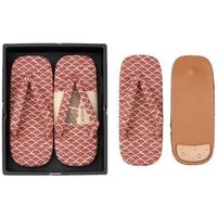 イトー 職人道楽 雪駄 特大青海波 赤506 017908（直送品）