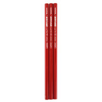 ビッグマン 建築用色鉛筆 3本入赤 BAP-R3 1個