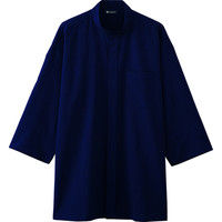 チトセ 鯉口シャツ（八分袖）[男女兼用] DN8500_C-5紺_L（取寄品）