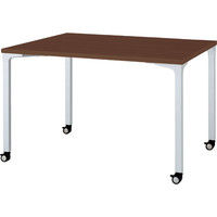 【設置付】プラス ロンナ 会議テーブル 4本脚キャスタータイプ 長方形 配線口無 幅1200mm
