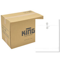 キングコーポレーション 角形2号 箱貼ハトメ 120g サラシ 110311 1箱（100枚入）（直送品）