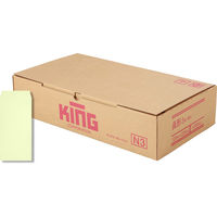 キングコーポレーション 長形3号Hiソフト スミ貼枠ナシ 1箱（1000枚入）