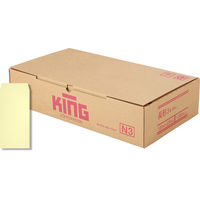 キングコーポレーション 長形3号Hiソフト スミ貼枠ナシ 1箱（1000枚入）