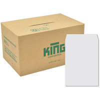 キングコーポレーション 角形2号 100g/平方m SSケント 森林認証封筒スミ貼 191202 1箱（500枚入）（直送品）