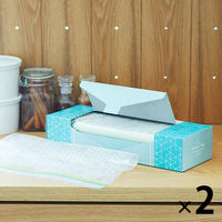 フリーザーバッグ L（マチ無し・冷蔵・冷凍対応）1セット（100枚：50枚入x2箱）ロハコ（LOHACO）  オリジナル