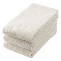 【SALE】 無印良品 インド綿フェイスタオルセット/生成 34×85cm・3枚組 82086553 良品計画