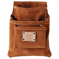 HERITAGE LEATHER 3-PKT PROFESSIONAL SUEDE LEATHER POUCH W22×H29cm 583SP（直送品）