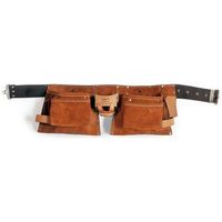 HERITAGE LEATHER 11-PKT PROFESSIONAL SUEDE APRON 70cm`117cm 490iij