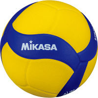 ミカサ】 一般・大学・高校用バレーボール5号 練習球 黄色/青色 V330W 2個（直送品）