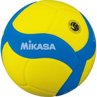 ミカサ】 スマイルバレーボール5号（重量約170g） FIVB（国際バレーボール連盟）素材:EVA、黄/青 VS170W-Y-BL 2個（直送品）