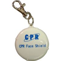 北海道トータルシステム CPRフェイスシールドキーホルダー 23-5726-01 1セット（10個）（直送品）