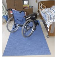 日本医理器材 ベッドサイド衝撃緩和マット ライトブルー 24-4292-0002（直送品）