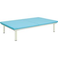 【軒先渡し】高田ベッド プラットホーム ビニルレザーレッド 24-2042-0014 1台（直送品）