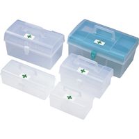 イマムラ 透明薬箱（S） 19-7285-00 1セット（50個）（直送品）