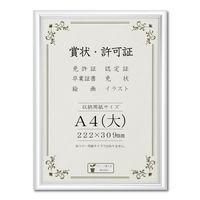 大仙 賞状額 オールライト A4（大） 箱入 J091C2501（直送品）
