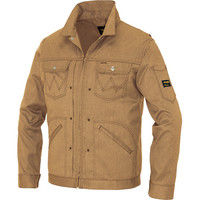 アイトス HERO’S UNIFORM Wrangler ジップアップジャケット ベージュ 5L 64101-002-5L（直送品）