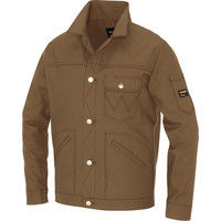 アイトス HERO’S UNIFORM Wrangler ボタンジャケット（厚地） モカ 5L 64202-032-5L（直送品）